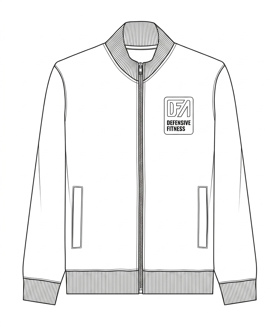 Men's Zip Up Sweatshirt sizing chart