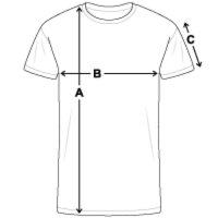 Men's Base T-Shirt Sizing Chart