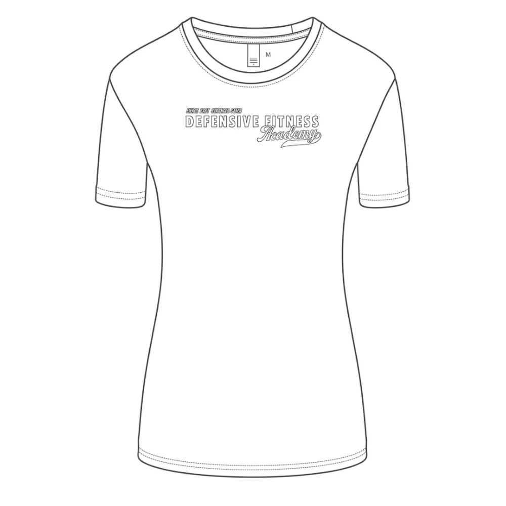 Women's Academy Shirt Sizing Chart