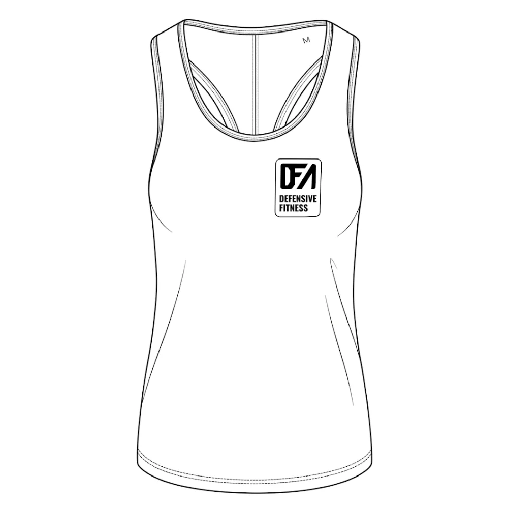 Women's Racerback Vest Sizing Chart